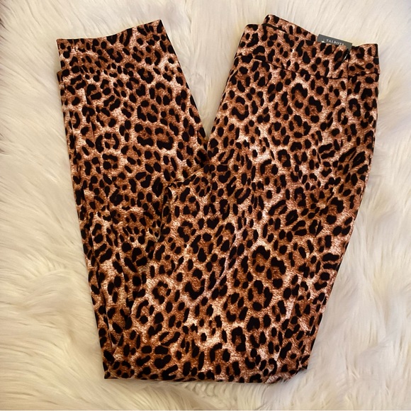 Talbots Chatham Ankle Pants - NWT - Size 4 - Leopard Print - Picture 2 of 11
